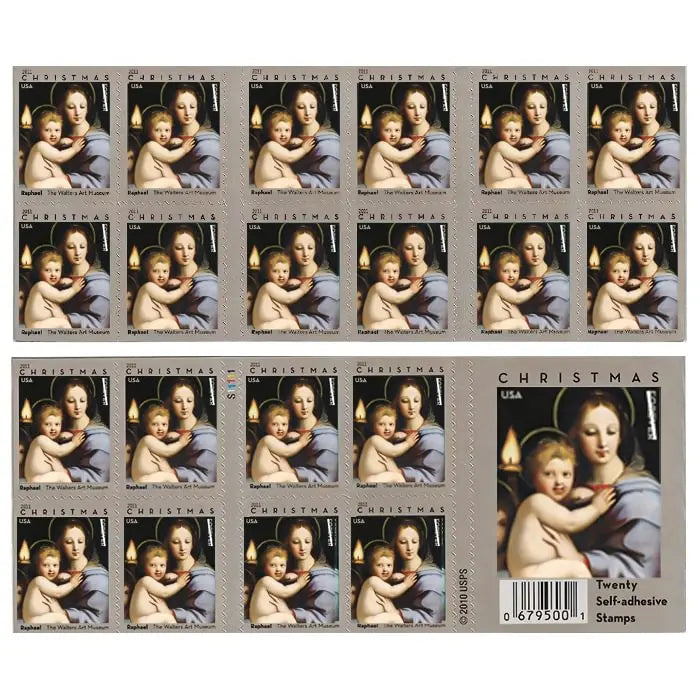2011 US Raphael Madonna of the Candelabra Stamps Sheets of 20