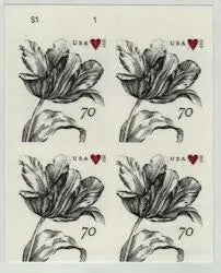 2015 Vintage Tulip Pane Postage Wedding Stamps Sheets of 20