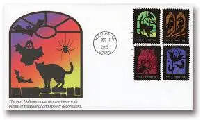 2019 US Spooky Silhouettes Forever Stamps Sheets of 20