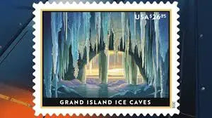 2020 us grand island ice caves stamps Sheets of 4