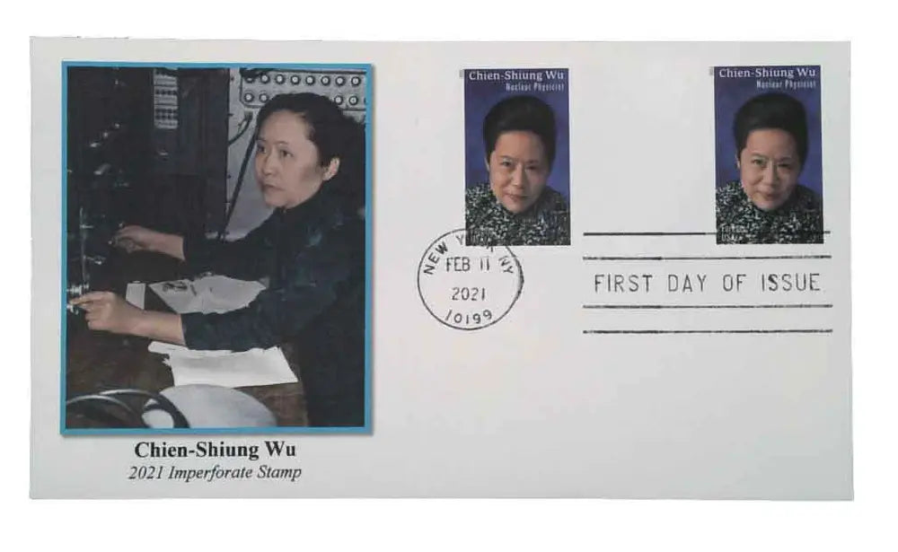 2021 US Imperforate Chien Shiung Wu First Class Forever Stamp Sheets of 20