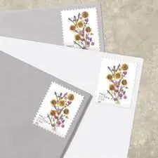 2022 US Two Ounce Sunflower Bouquet Forever Stamps Sheets of 20