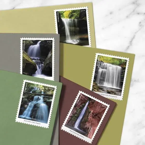 2023 US Waterfalls Forever First Class Stamp Sheets of 12