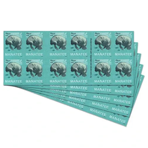 2024 US Save Manatees Forever Stamps Sheets of 20
