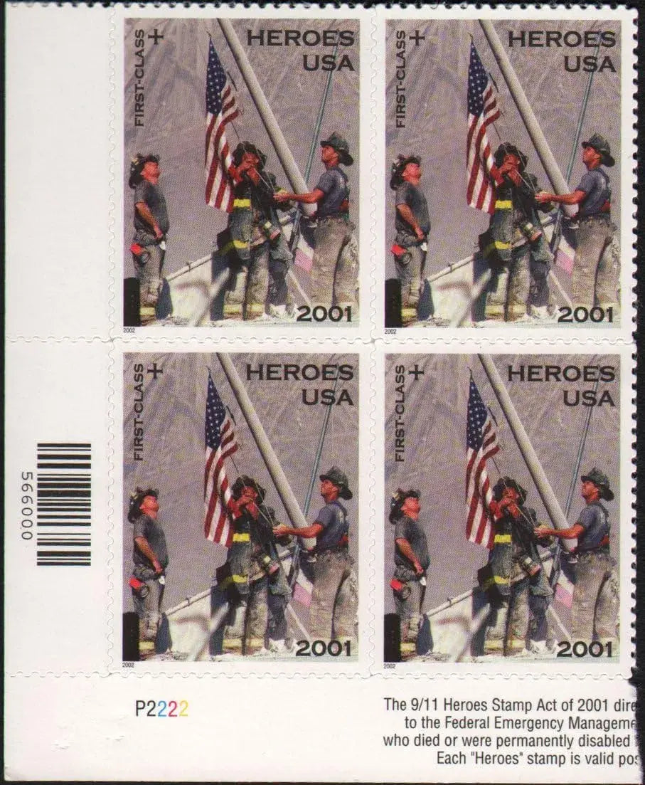 2001  US  9-11  Heroes  Forever  Stamp Sheets of 20