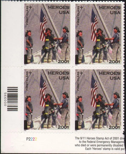 2001  US  9-11  Heroes  Forever  Stamp Sheets of 20