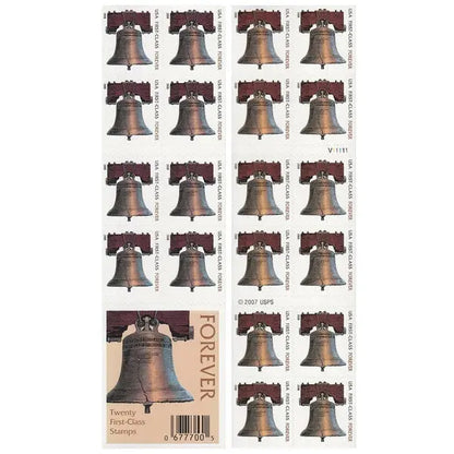 2008 us liberty bell first class forever stamp Sheets of 20