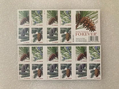2009 US Holiday Evergreens First Class Stamp Sheets of 20