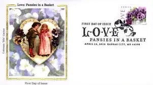 2010 US LOVE Pansies in a Basket Collectible Stamps Sheets of 20