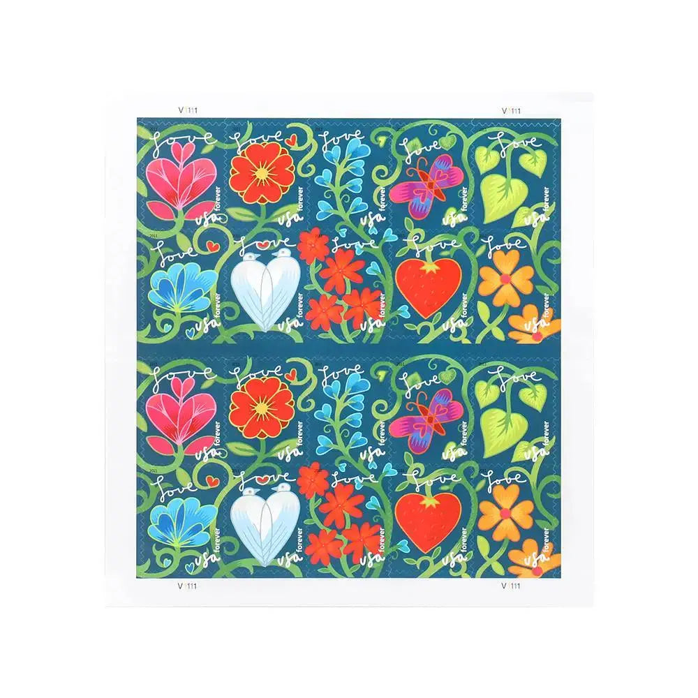 2011 US Garden of Love Forever Stamps Sheets of 20