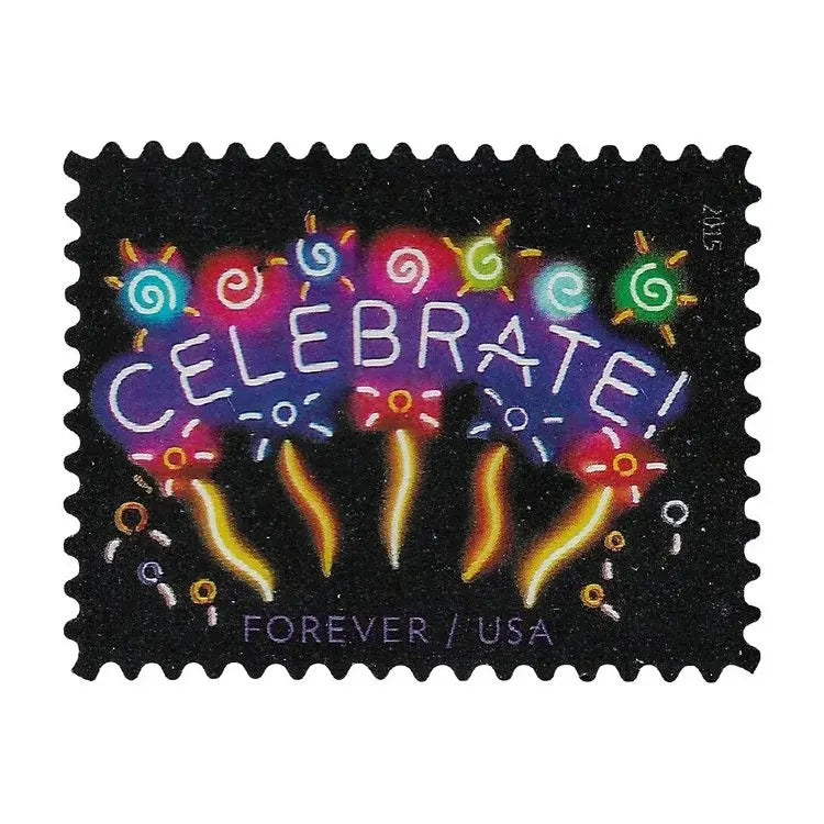 2011 US Neon Celebrate Forever Stamp Sheets of 20