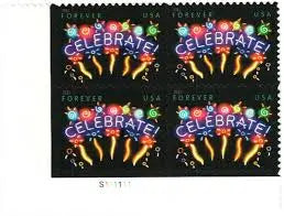 2011 US Neon Celebrate Forever Stamp Sheets of 20