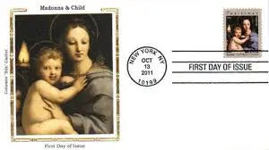 2011 US Raphael Madonna of the Candelabra Stamps Sheets of 20