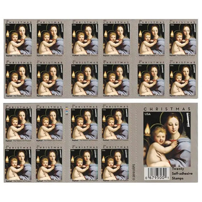 2011 US Raphael Madonna of the Candelabra Stamps Sheets of 20