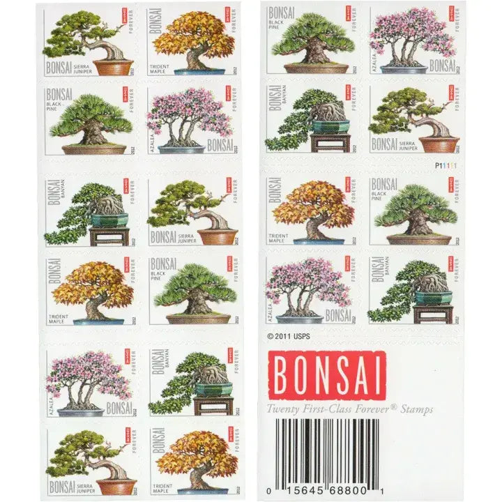 2012 US  Bonsai Forever Stamp Sheets of 20