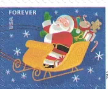 2012  US  Santa  Sleigh  Forever  Stamps Sheets of 20