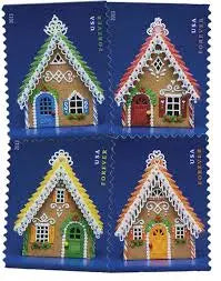 2013 US Gingerbread Houses Forever Stamp Sheets of 20
