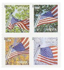 2013 US Forever Stamps A Flag for All Seasons roll of 100