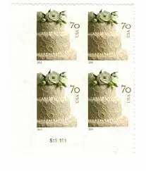 2014 US Wedding Cake Postage Stamps Sheets of 20