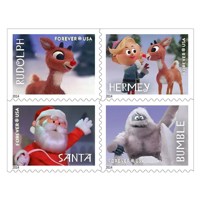 2014 us rudolph forever stamp Sheets of 20