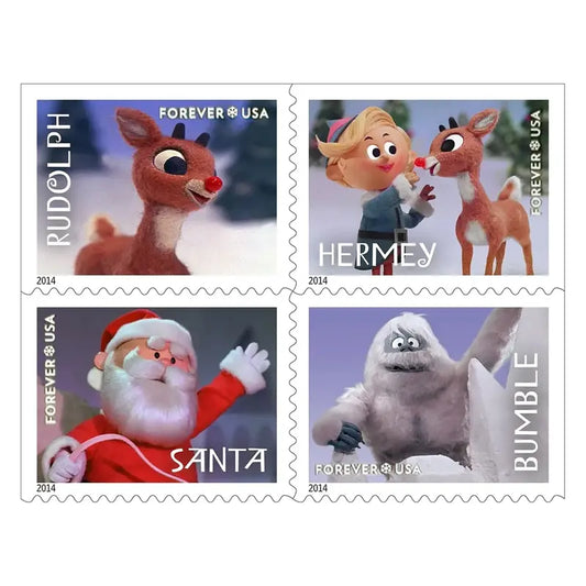 2014 us rudolph forever stamp Sheets of 20