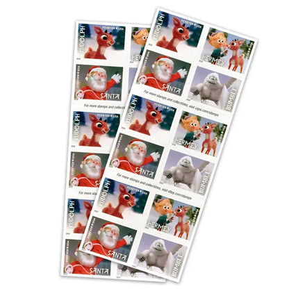 2014 us rudolph forever stamp Sheets of 20