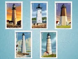 2015  New  England  Coastal  Lighthouse  Postage  Stamps Sheets of 20