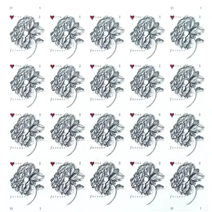 2015 us vintage rose forever wedding stamps Sheets of 20
