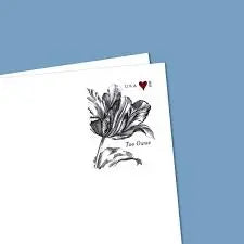 2015  Vintage  Tulip  Pane  Postage  Wedding  Stamps Sheets of 20