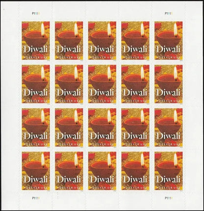 2016  US  Diwali  Celebration First  Class  Postage  Stamps Sheets of 20