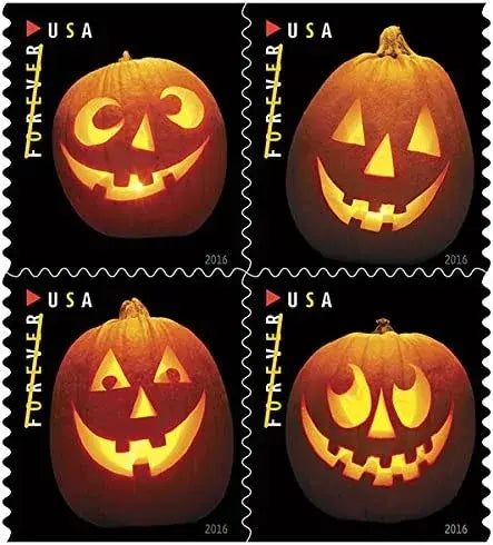 2016 US Jack-o-Lanterns Forever Stamp Sheets of 20