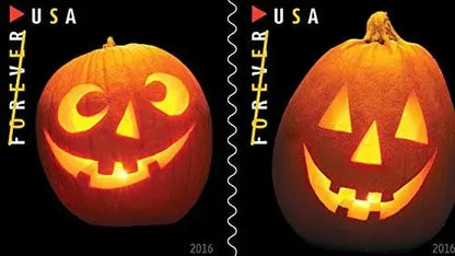 2016 US Jack-o-Lanterns Forever Stamp Sheets of 20