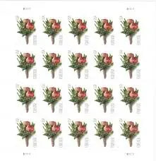 US 2017 Celebration Boutonniere Forever Sheets of 20