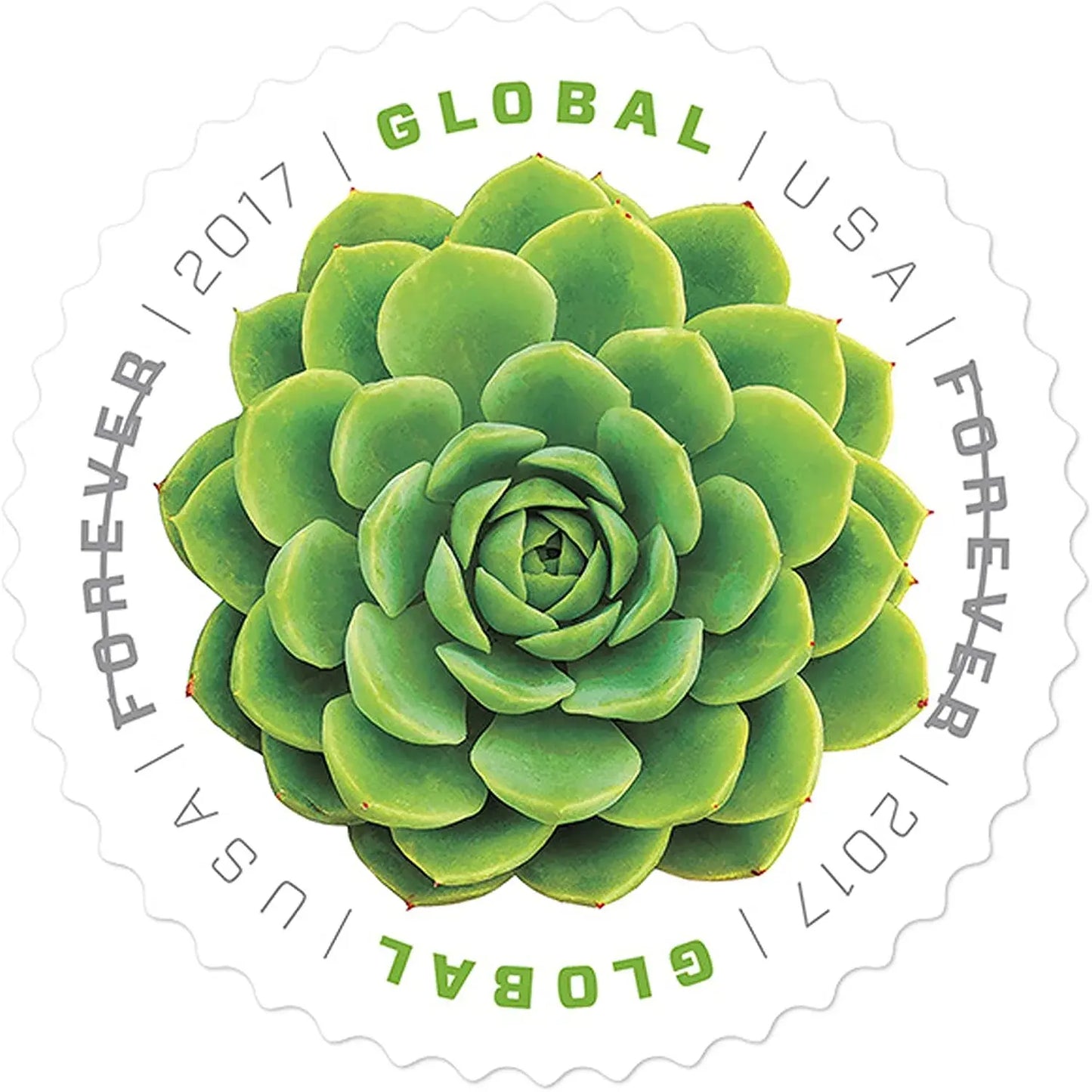 2017 US Global Green Succulent Forever Stamp Sheets of 10