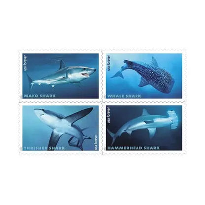 2017  us  shark  stamps Sheets of 20