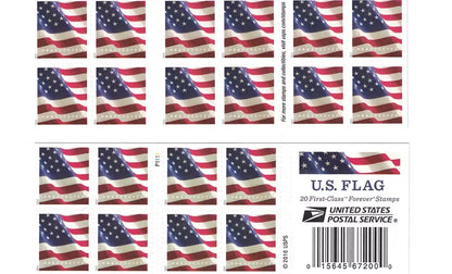 2017 us flag forever stamps Sheets of 20