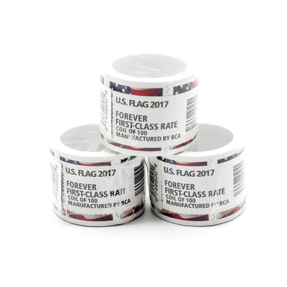 2017 US Forever American Flag Stamps roll of 100
