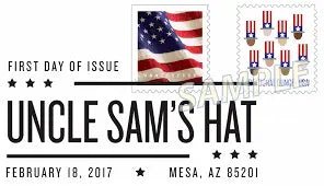 2017  us  uncle  sams  hat  stamps Sheets of 20
