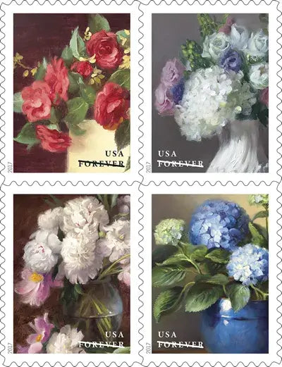 (2017) US Flowers from The Garden Forever Stamps Sheets of 20
