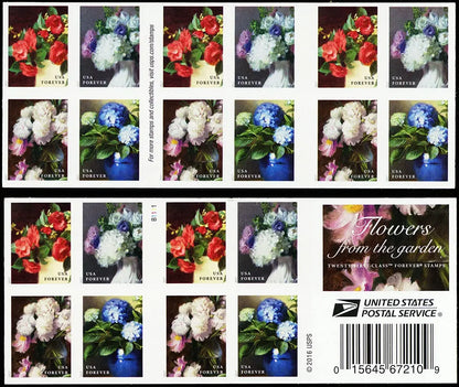 (2017) US Flowers from The Garden Forever Stamps Sheets of 20