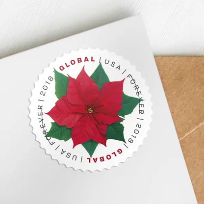2018 US Global Poinsettia Stamps Sheets of 10