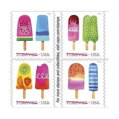 2018 US Ice Cream Self Forever Stamp Sheets of 20