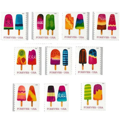 2018 US Ice Cream Self Forever Stamp Sheets of 20