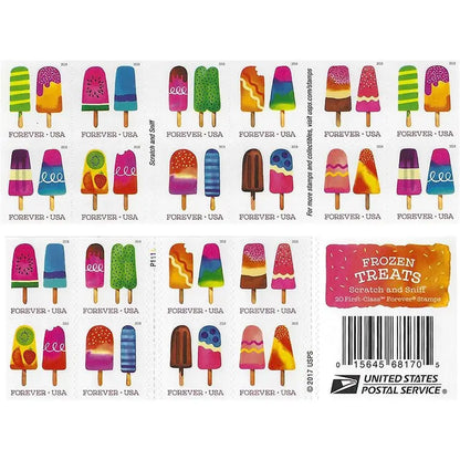 2018 US Ice Cream Self Forever Stamp Sheets of 20