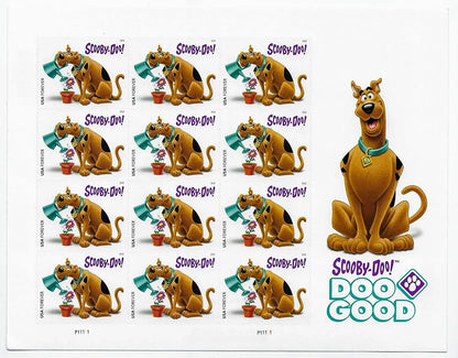 2018 US Scooby Doo Forever Stamp Sheets of 12