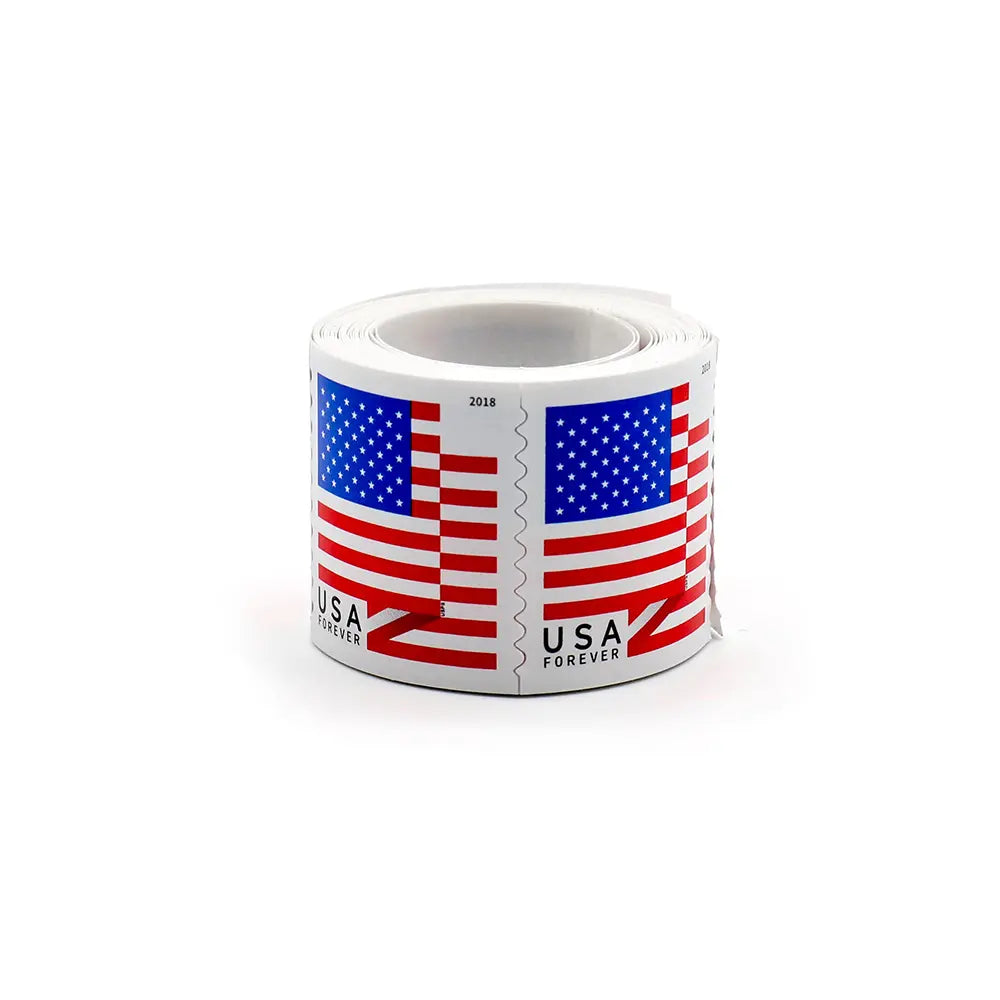2018 US Forever American Flag roll of 100