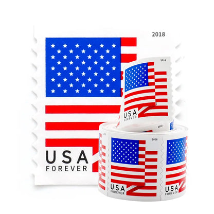 2018 US Forever American Flag roll of 100