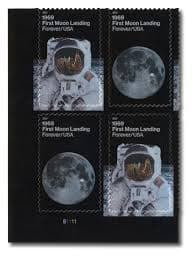2019  US  1969  50th  Anniversary  Moon  Landing  Forever  Stamp Sheets of 20