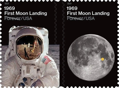 2019  US  1969  50th  Anniversary  Moon  Landing  Forever  Stamp Sheets of 20