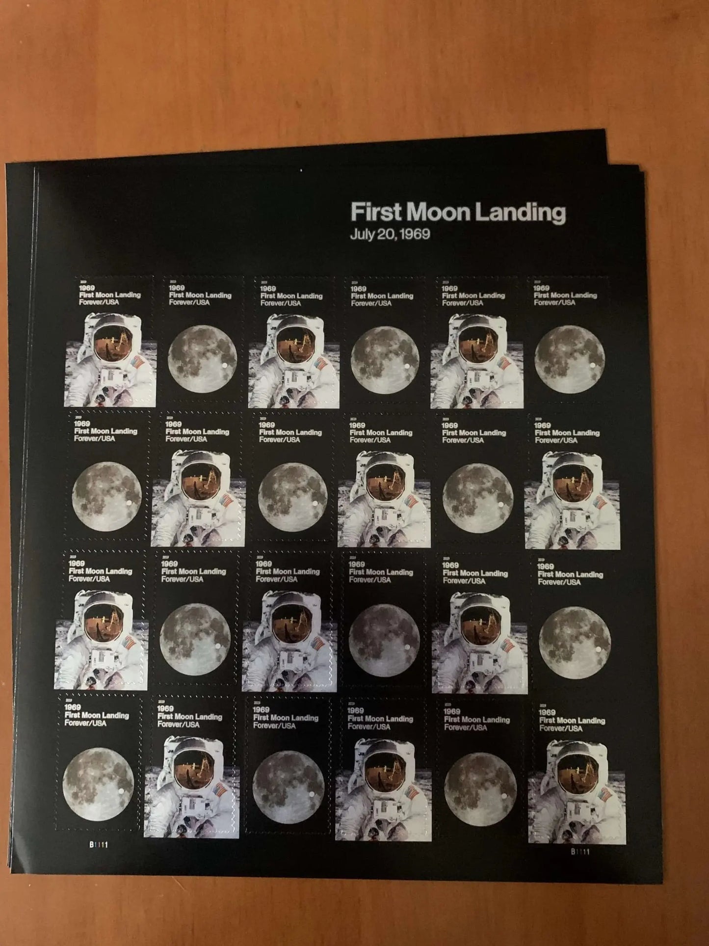 2019  US  1969  50th  Anniversary  Moon  Landing  Forever  Stamp Sheets of 20